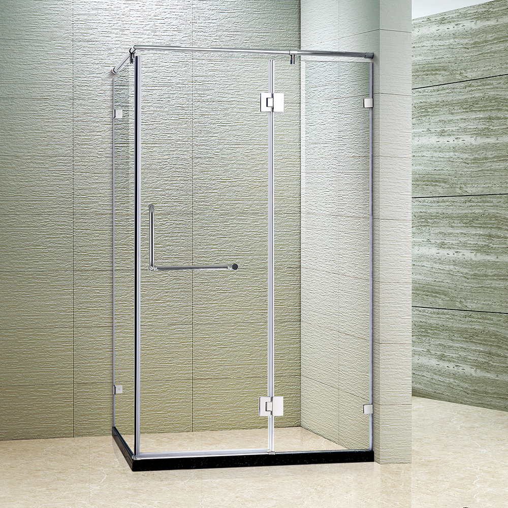 KD3002K Heavy Duty Rectangular Hinge Hardware Clamps Silicone Seal Strip Shower Door