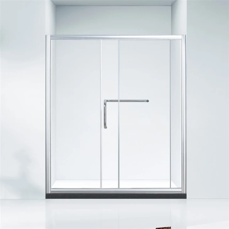 Puerta corredera de ducha a sí mismo