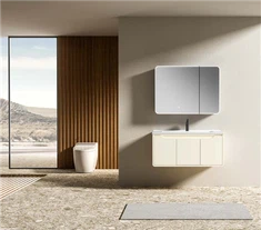Mirror de baño con gabinete de almacenamiento