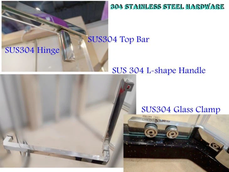 Diamond-shape Bath Shower Screen Hinge Replacement