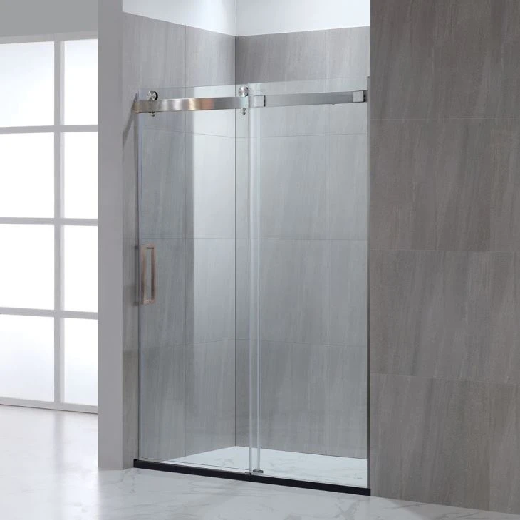 Idea de baño de ducha corrediza de bypass directo