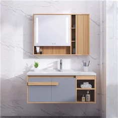 Gabinete de espejo de baño con luces