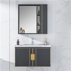 Gabinetes de baño modernos