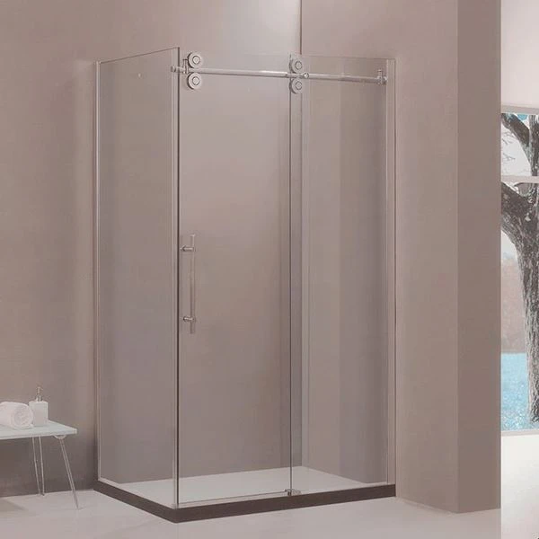 Baño de ducha de puerta corredera doble